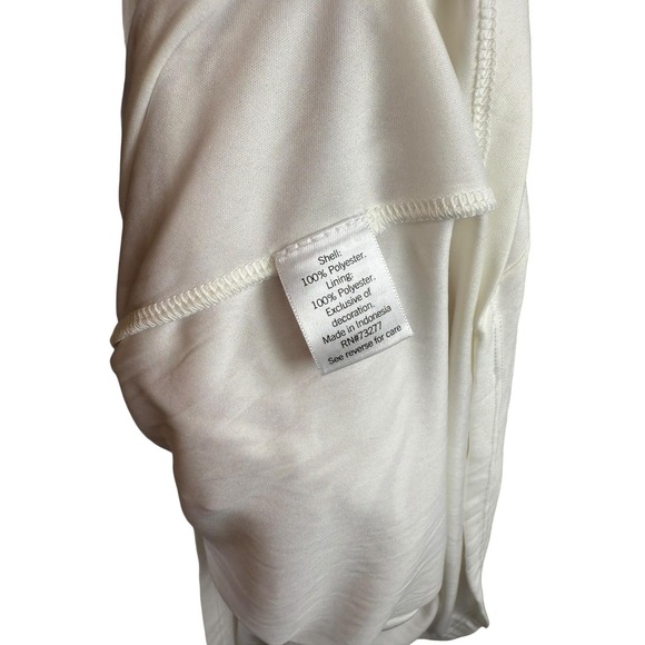 Nine West Dress Womens Large Brown White Zebra Print Halter Sleeveless Lined - Picture 8 of 10